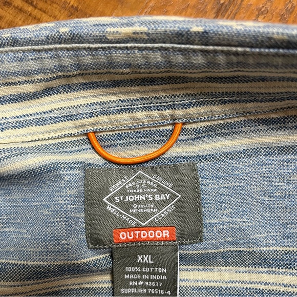St. John’s Bay Cotton Button Down Shirt, Size XXL - Picture 7 of 7